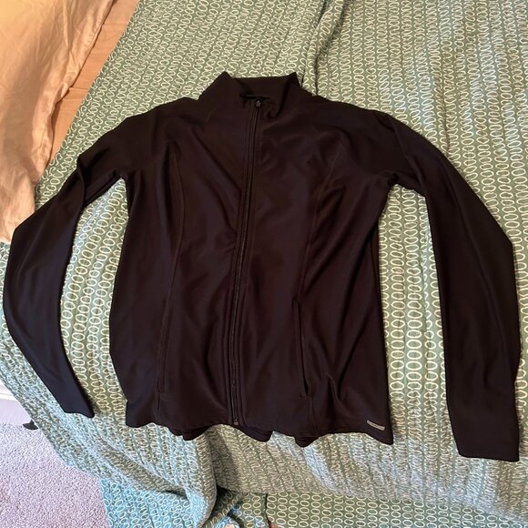 Athletic Works Women's Performance Full-Zip Jacket - Black - Picture 4 of 5